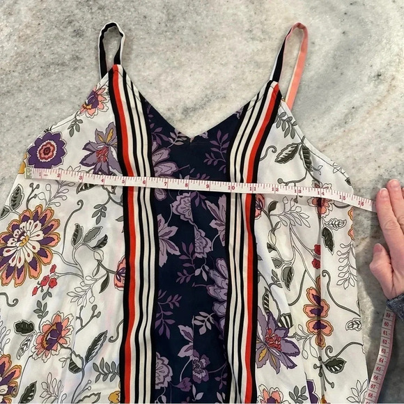 Nanette Lepore Floral Sleeveless Maxi Sundress Handkerchief Hem Size 2 - Picture 8 of 11